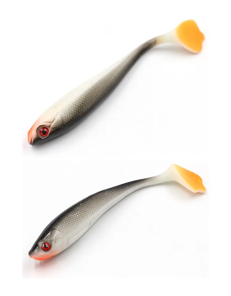 Selco 12cm Trout Soft Lure Large Soft Plastic Shad Pike Lures Bait Soft