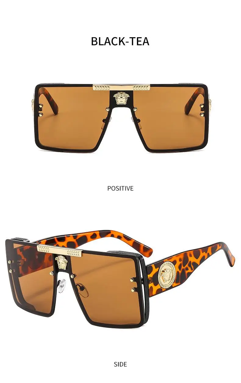 Brand Sunglasses Super Luxury Sunglasses Women's Oversized Glasses Men