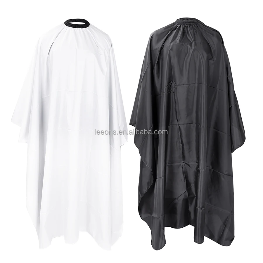 Изготовленный на заказ логос волос салон для стрижки парикмахера Кнопка Черный Белый парикмахерский фартук накидки мужчин и женщин