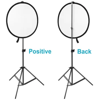 Neewer 2 Pieces Portable Studio Photography Background Reflector Disc Holder Clip for Reflector/Studio Shooting detail image