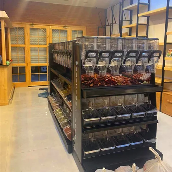 Newest Design Candy Store Equipment Modern Used Candy Display Racks