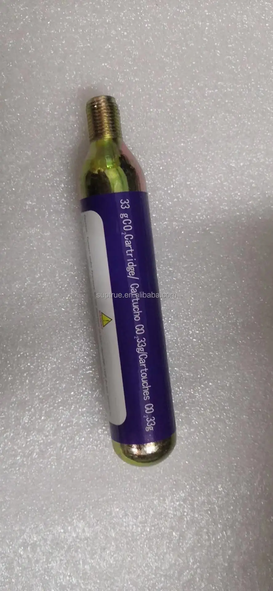 Threaded 1/2 UNF 17g 24g 33g 55g 60g Gas Cartridge Co2 Gas Cylinder Inflatable Life Jacket