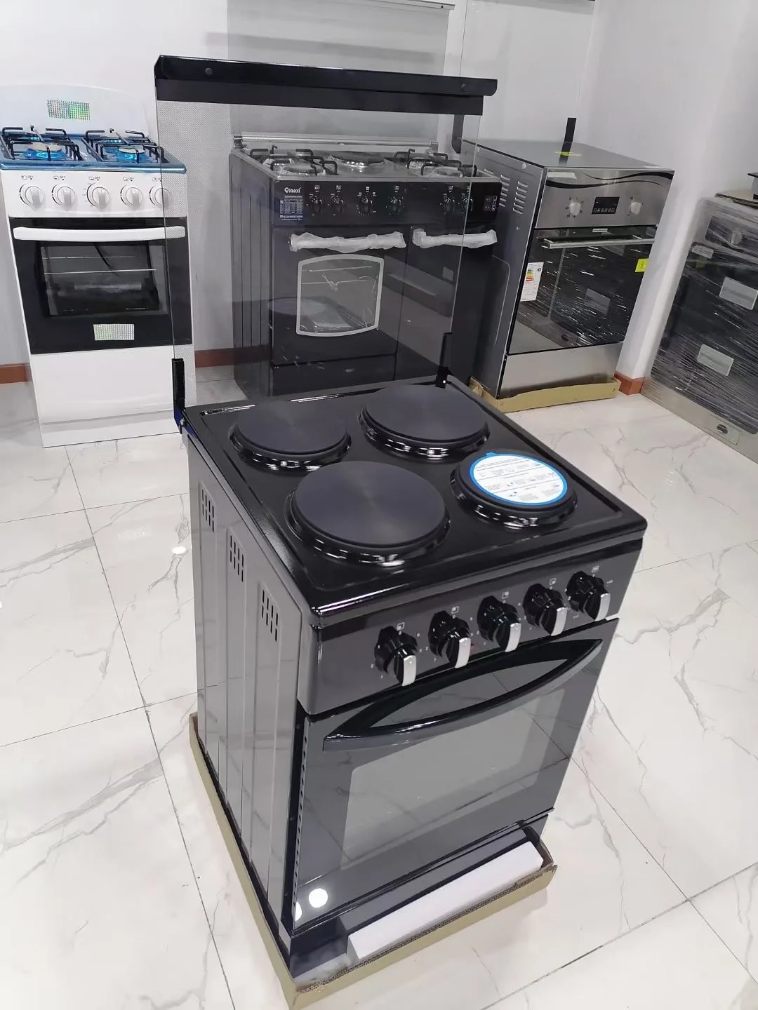 Burner Stove With Gas Oven With Pizza Oven Restaurant Cabinet