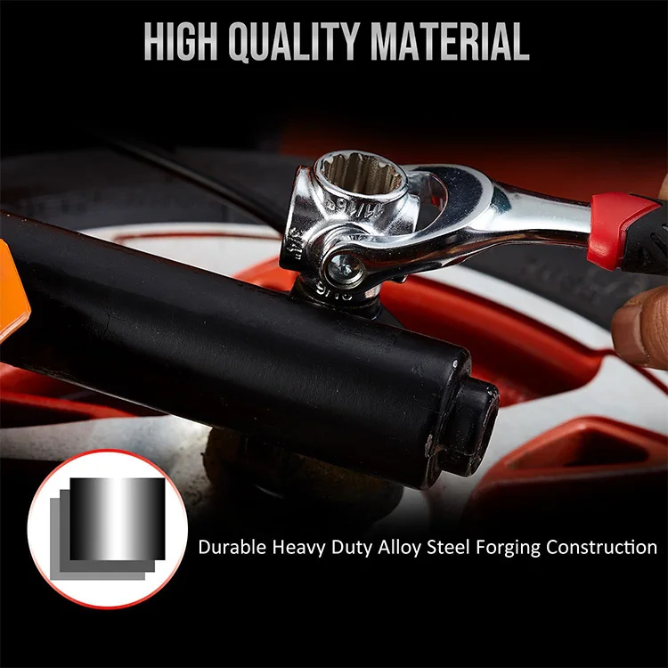 48 in 1 Tools Socket Adjustable Ratchet Wrench for Furniture Car Repair