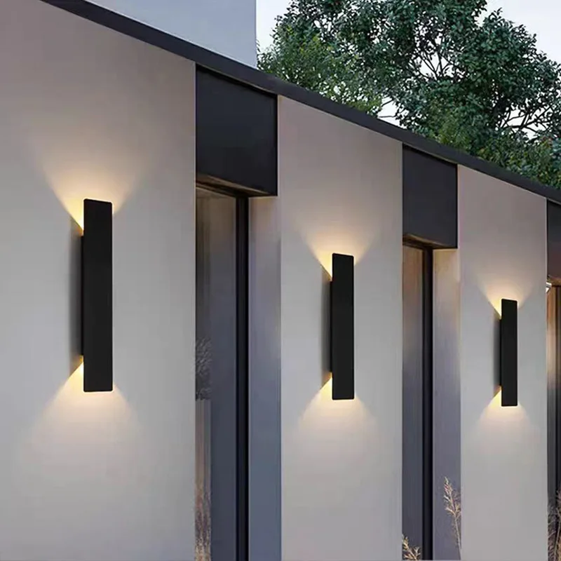 Long Strip Wall Light Simple Corridor Staircase Pillar Light  Background Wall Decoration Outdoor Wall Lamp IP65 Water Proof