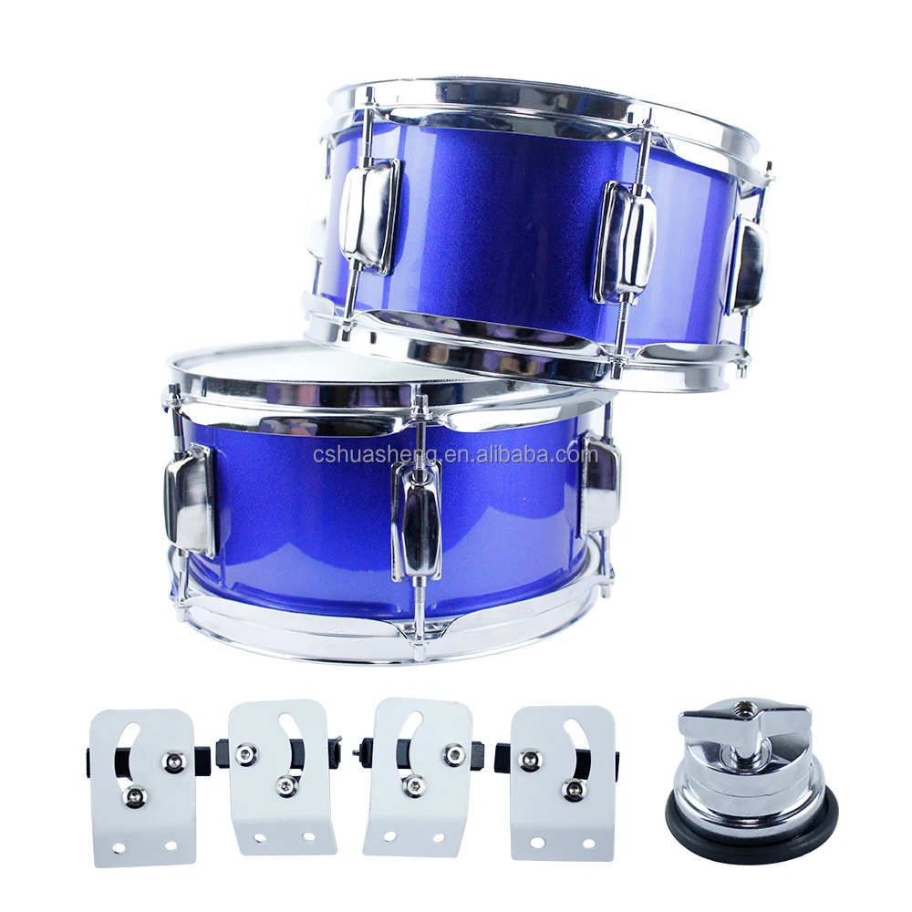 Huasheng 2 Pieces Small Snare Drum Kit Wooden Materials Children Kids