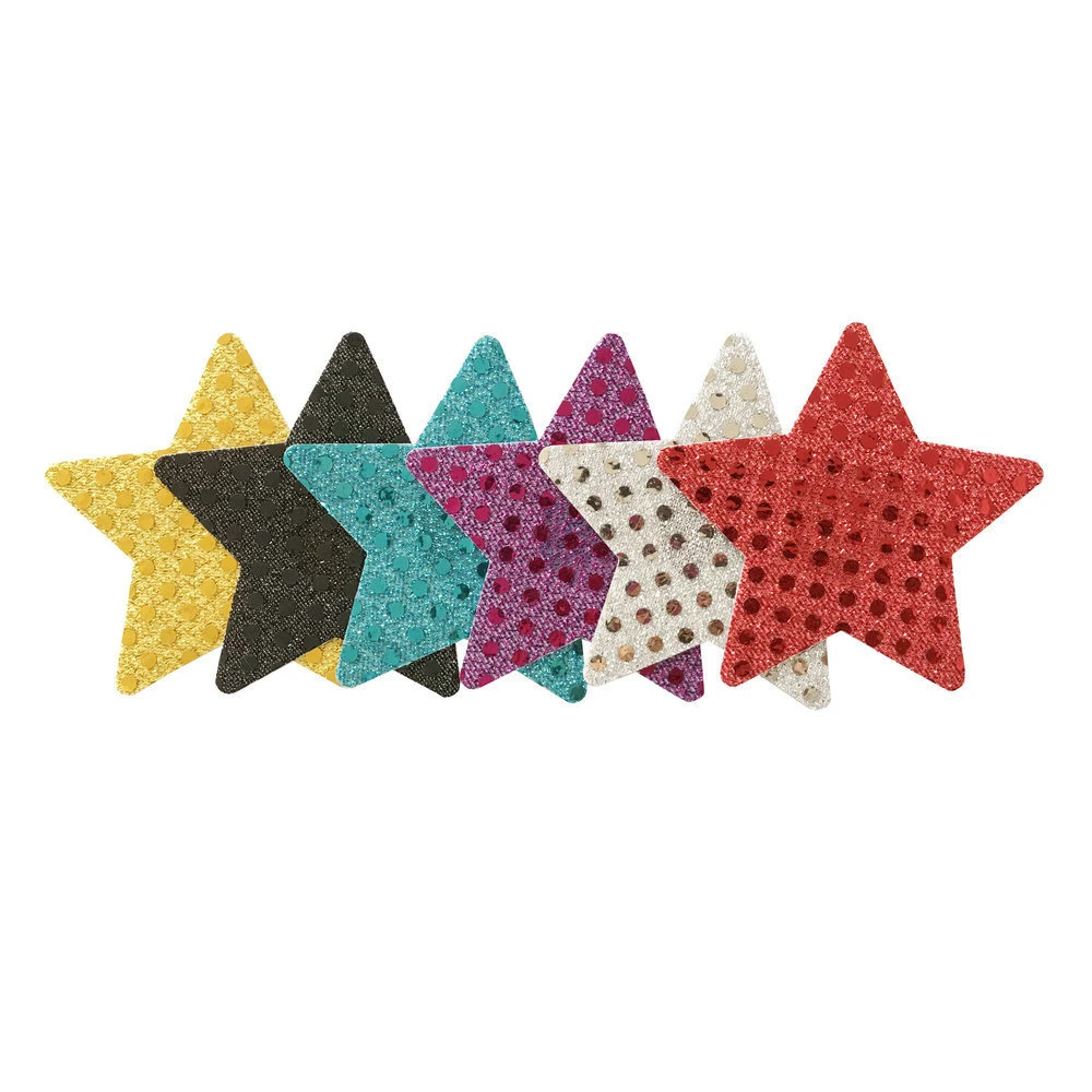 Star Shaped Glitter Nipple Covers- 3PK – Exotic Kiss