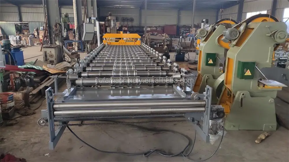 America Wall fence roll forming machine Color Steel Metal Building fence wall panel making machinery