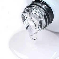 Новое поступление высокое качество базовое и верхнее покрытие без пятен желтые кристаллы протирания УФ-гель прозрачный лак для ногтей