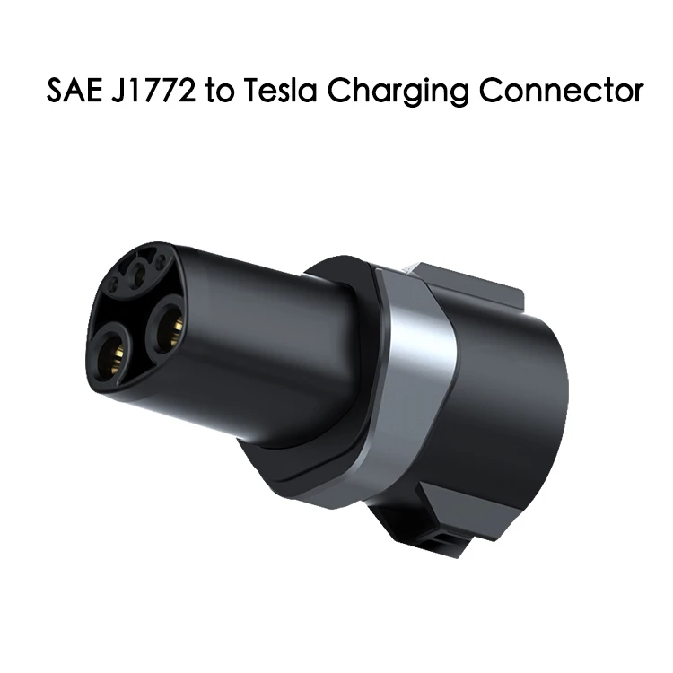 60A Type 1 to tesla Plug Adapter Socket Vehicle Car EV Charger Charging Connector