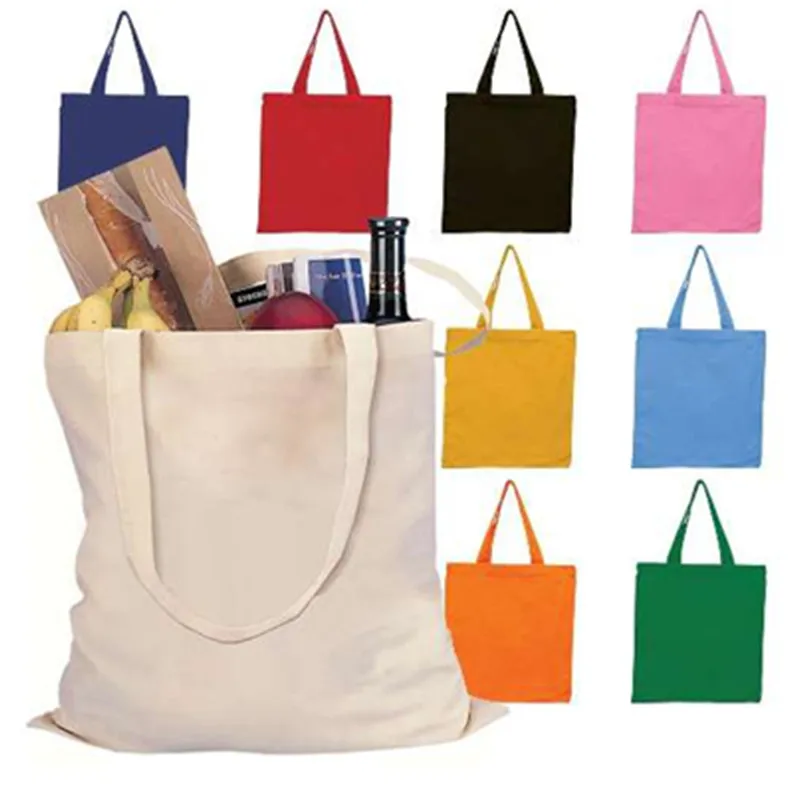 Wholesale Factory price custom blank canvas bangkok tote bags