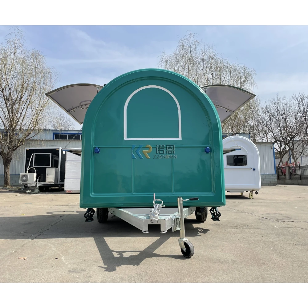 2024 CE Food Cart Stall Small Food Trailer Ice Cream Sell Commercial Mobile Sushi Promotion Food Truck From China