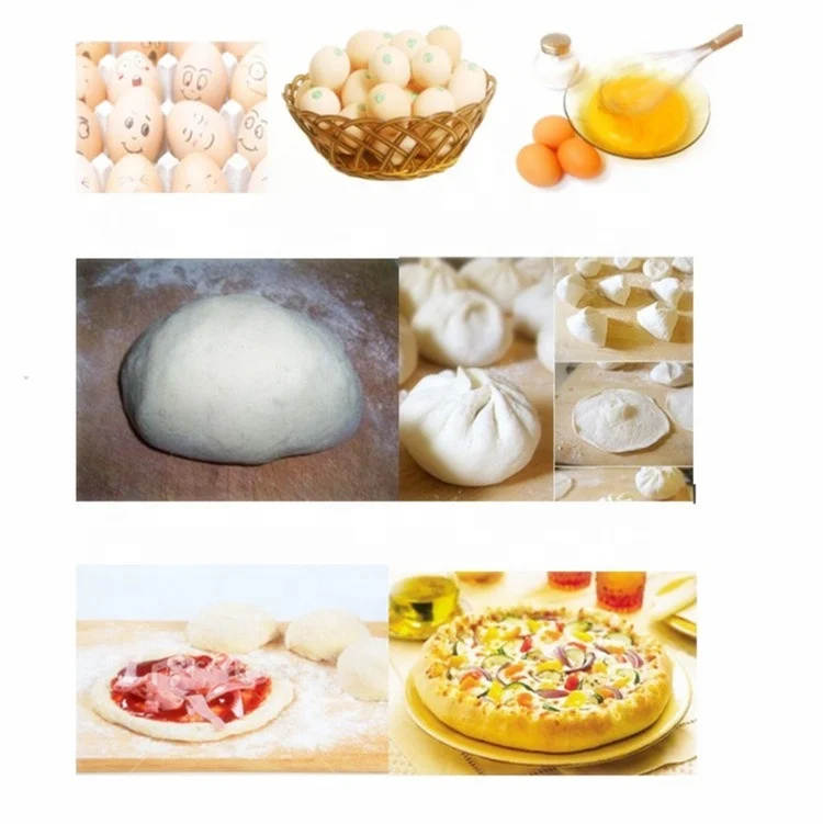 60L Dough Mixer with Removeable Blades Time Controlled Spiral Dough Mixer 25kg Dough Mixer Household with Accessories