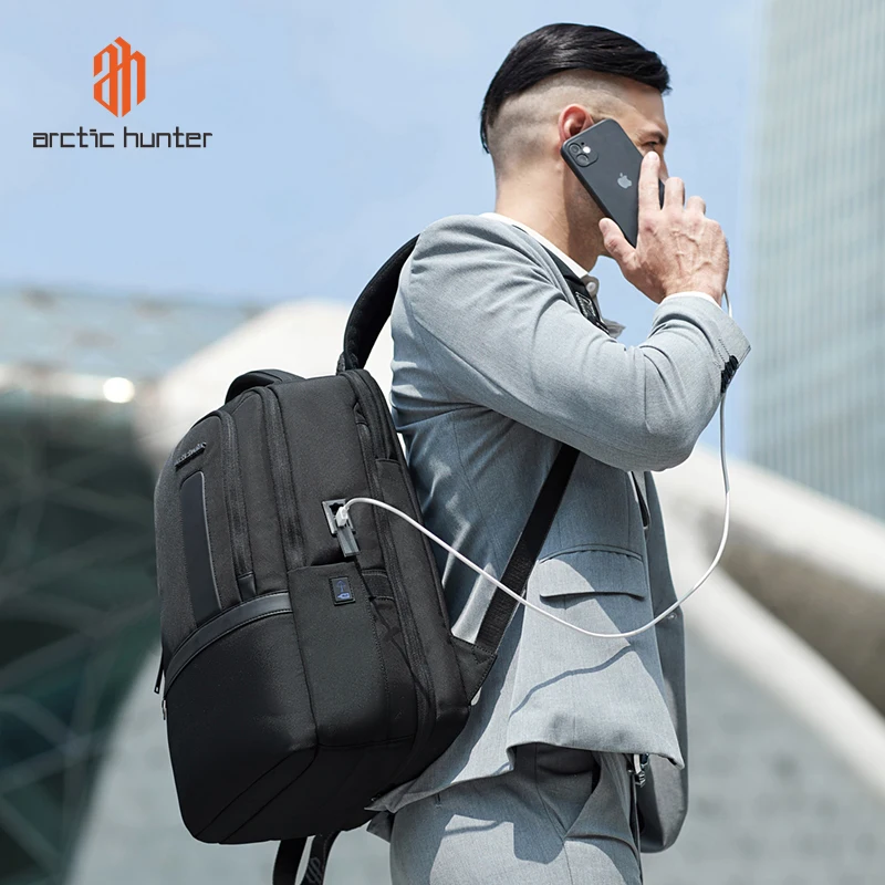 arctic hunter laptop backpack B00807 Black 15.6 inches TSA007 lock Arctic Hunter B00227L Backpack,Original 41L