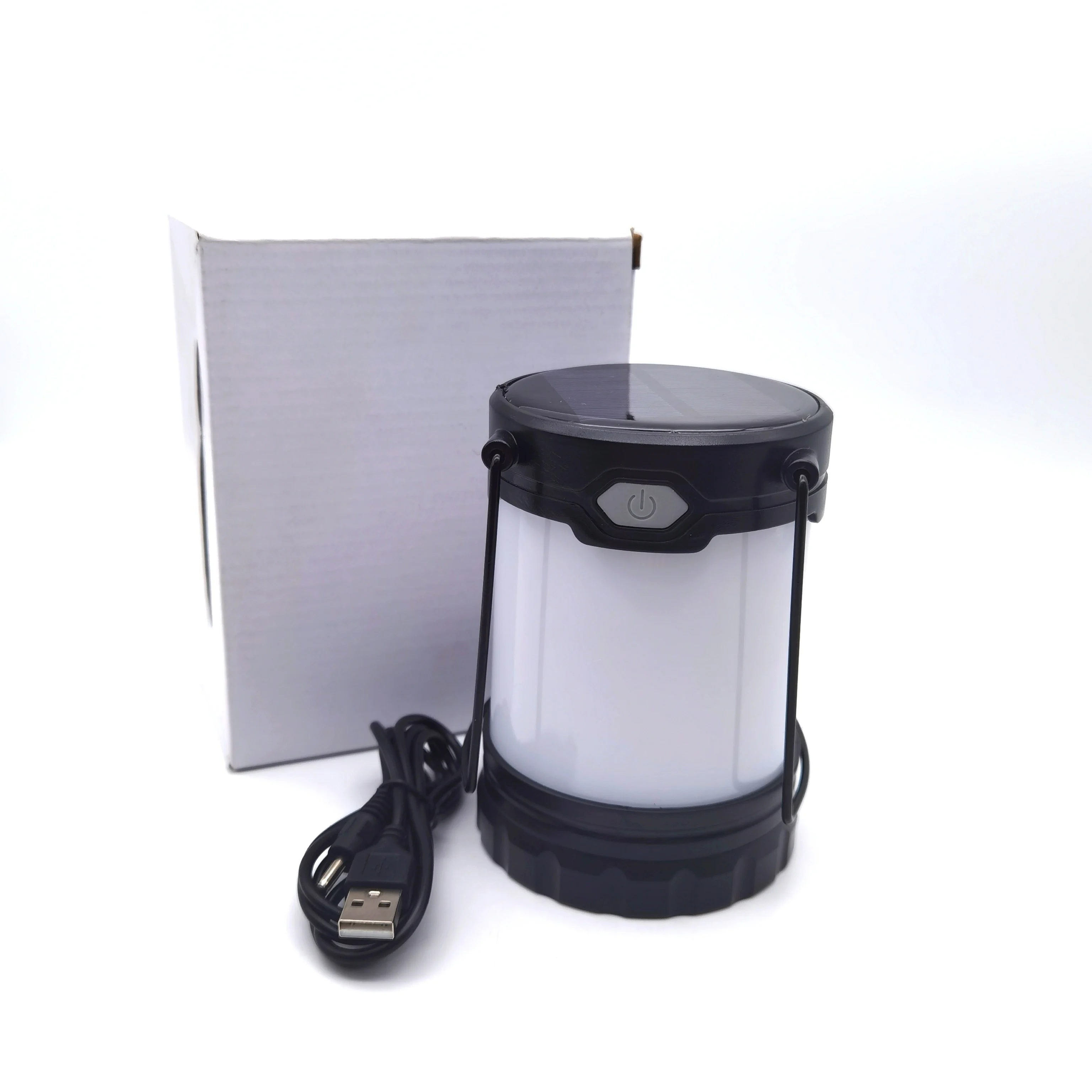 Outdoor MINI USB Battery Operated Rechargeable Camping Lamp lantern Portable LED Solar Camping Lights desk lamp manufacture