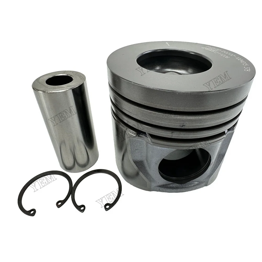 Engineering Machinery Part Cylinder Piston With Pin Cir-Clip Suitable for Yuchai YC4D130 Engine Parts 4