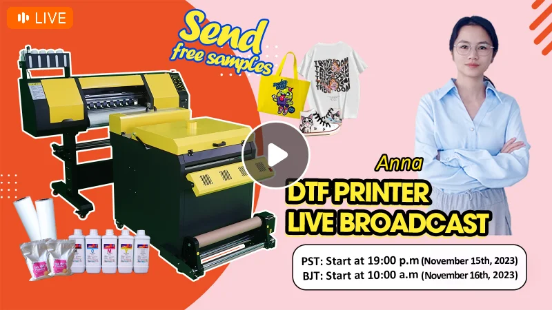 dtf printer t shirt printing machine