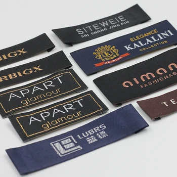 Fabiani Clothing Sewing On Woven Labels Textile Brand Tag Custom ...