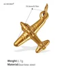 Miniature airplane charm