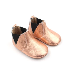 Handmade Fancy Popular Leather Soft Soles Mix Colors Mix Sizes Durable Non-slip Shoes Chelsea Baby Boots