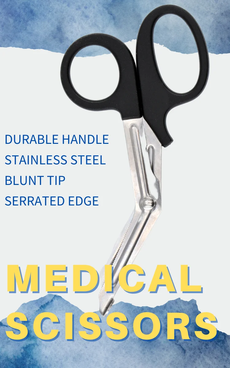 Anthrive High Quality First Aid Stainless Steel Bandage Gauze Scissors Emergency Rescue Medical