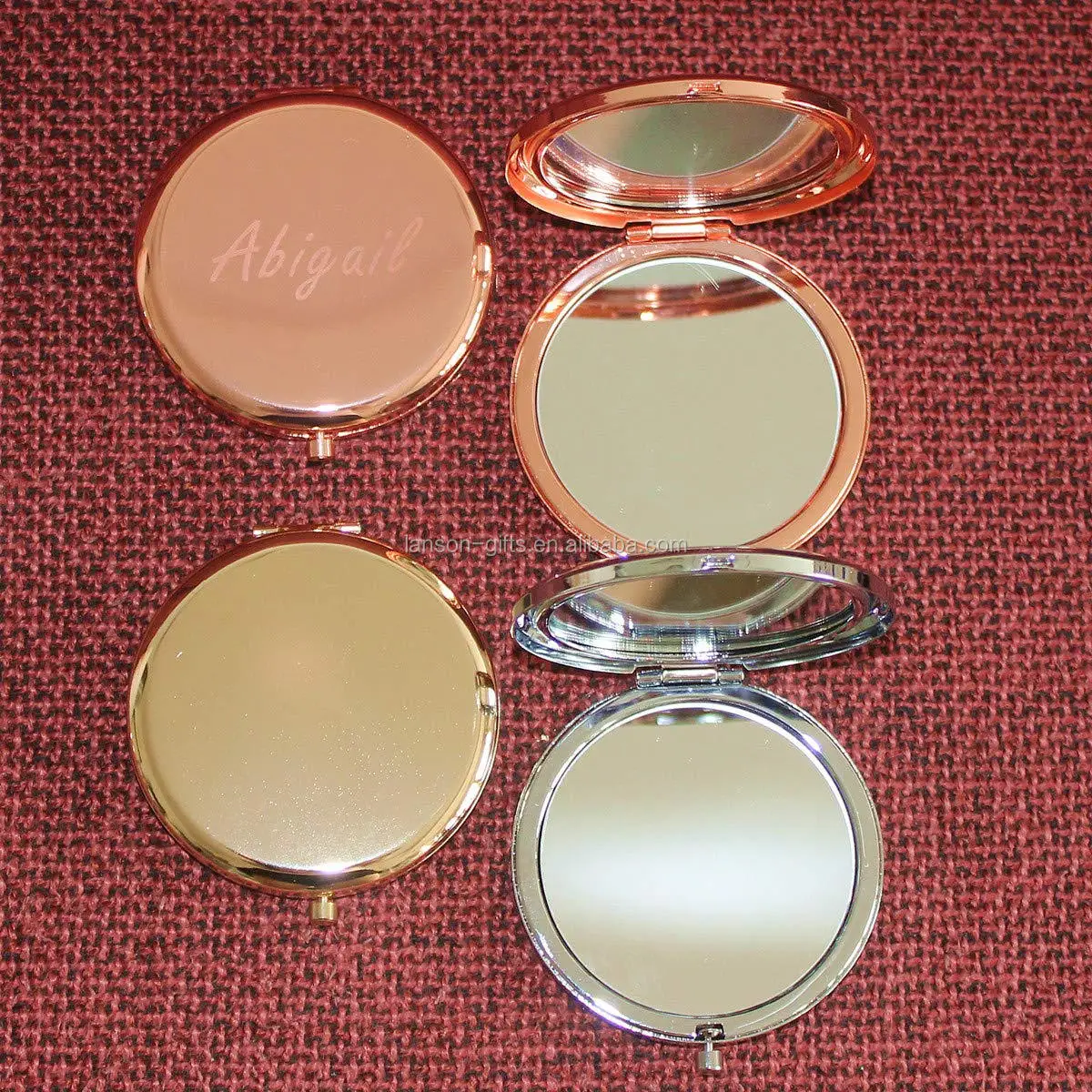 Double Sided Travel Small Portable Private Label Compact Pocket Makeup