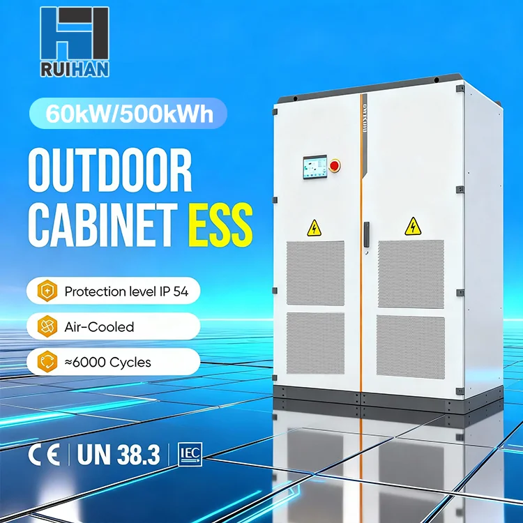 Industrial Chemical Plant Hybrid Grid 60kW/500kWh Stackable All-In-One Microgrid Inverter LiFePO4 Solar AC Storage