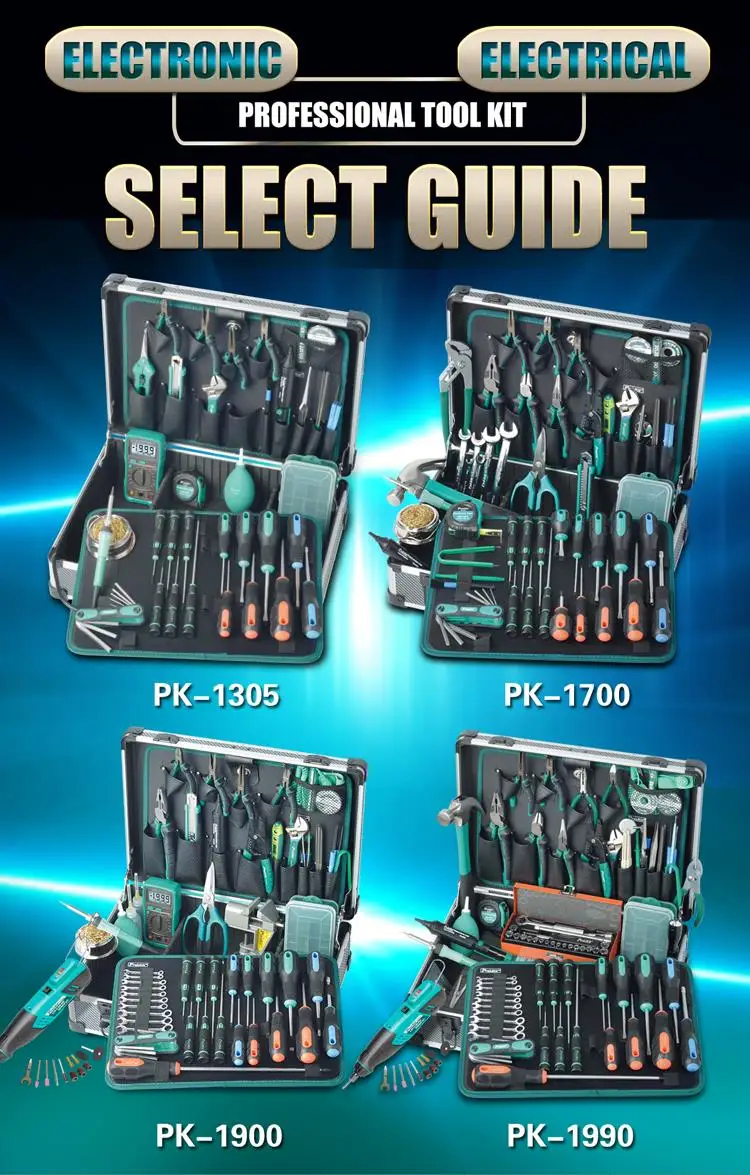 Pro'skit Electrician Tool Set - 220V for Circuit Repair