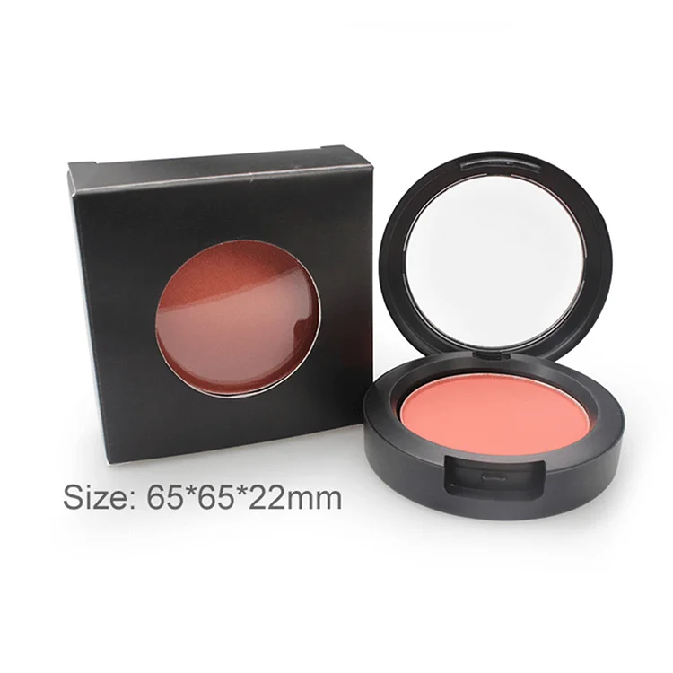MS Makeup Oem 5 Colors Black Monochrome Makeup Blush Matte Shimmer Face Powder Waterproof Long Lasting Private Label Blush