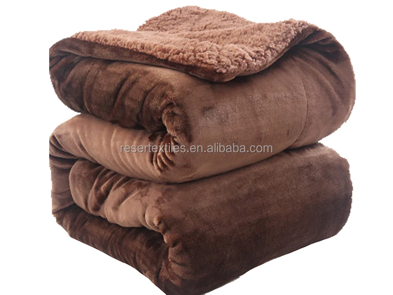 Reversible Sherpa Knitted Winter Throw Twin Queen Size Soft Warm Sofa Bed Couch Blankets | SUPER SOFT | WARM SOLID BLANKET