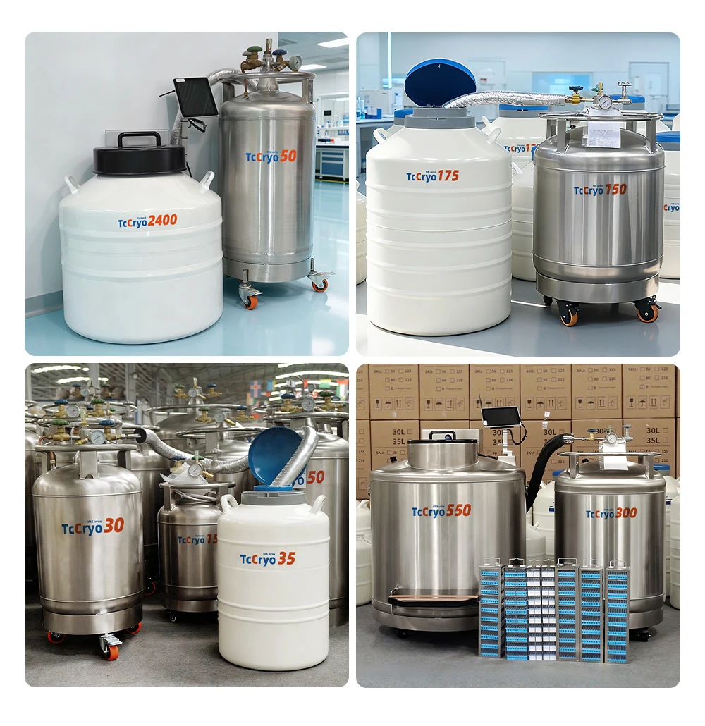 TcCryo laboratory equipment supply tank