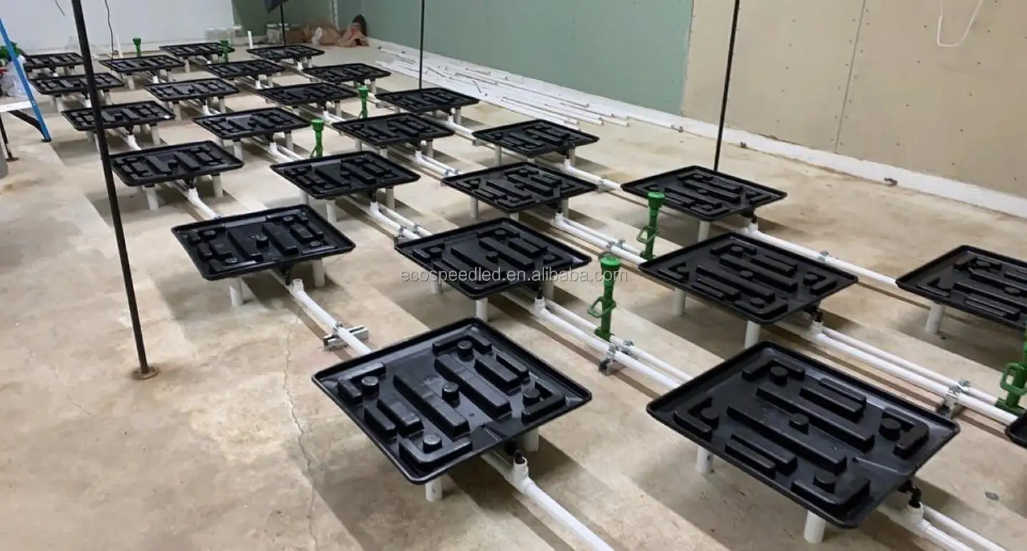 Ecospeed Led Hydroponic Runoff Drain Tray For Indoor Grow Room Grow