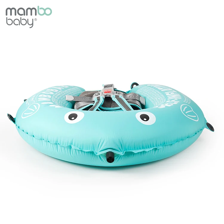 Mambobaby Self Inflating 3 to 24 Months Baby Float with Waterproof Canopy Hot Sale Customize Portable Swimming Floating