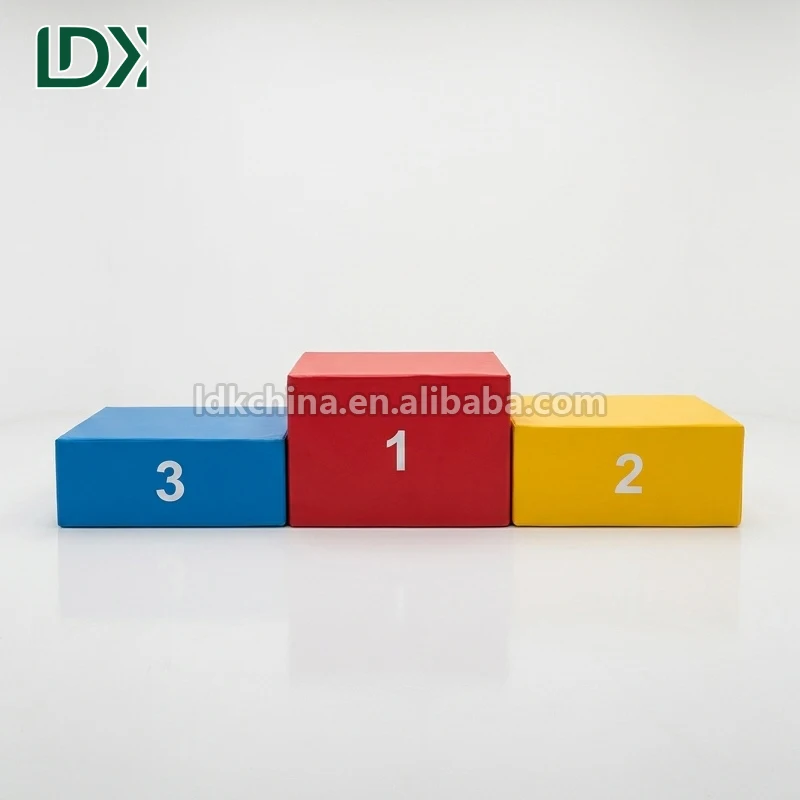 LDK Customized Colchonetas De Gimnasia Kids Gymnastics Equipment Mat Soft Podium Foam Mat