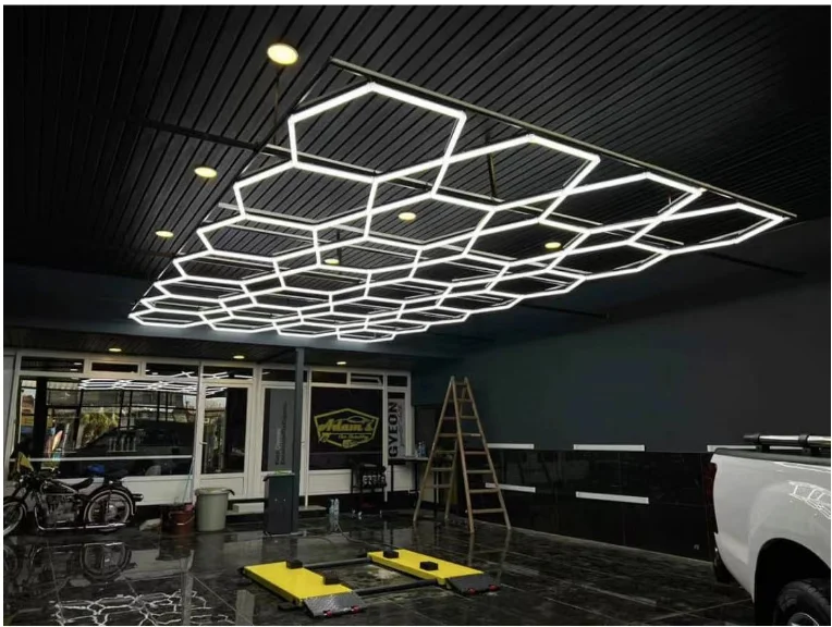 1 Years Warranty Honeycomb Led Car Detailing Ceiling Light Customized ...