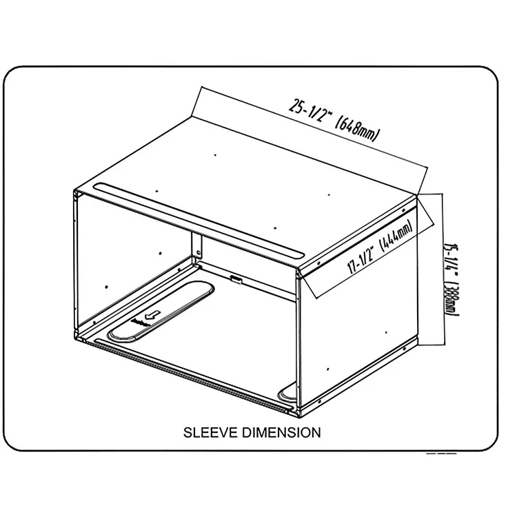 26 In Wall Sleeve For Through The Wall Air Conditioners White Wtcslv ...