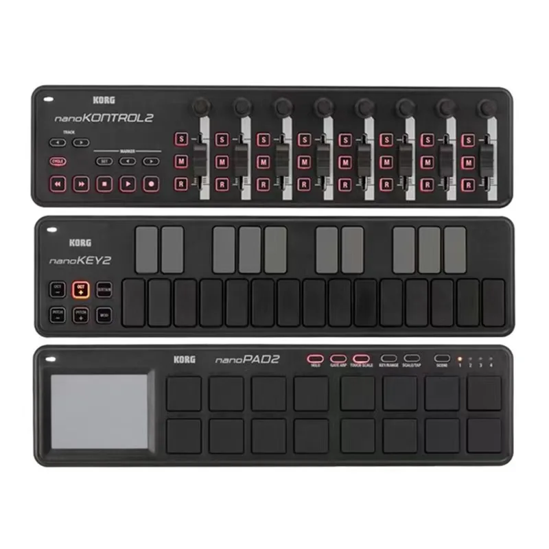 KORG Nano Kontrol2/key2/pad2 - Portable MIDI Controllers