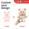 Animal en peluche personnalisé