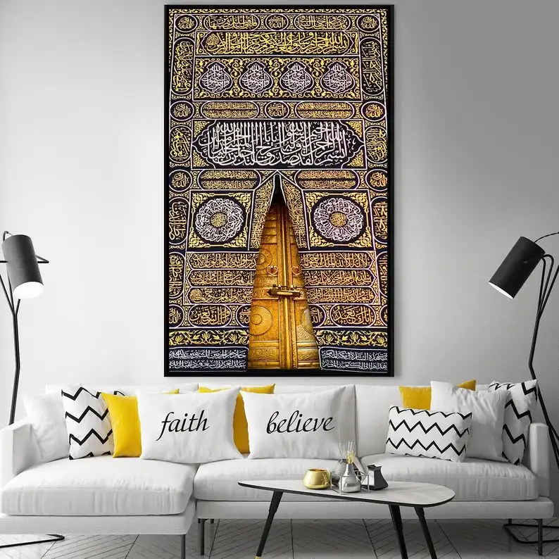 Wholesale Luxury Islamic Wall Art Door Kabah Muslim Decorations ...