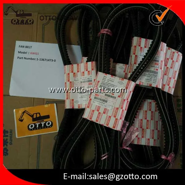 6HK1 Fan Belt for Engine Water Pump Drive Belt 1136715160