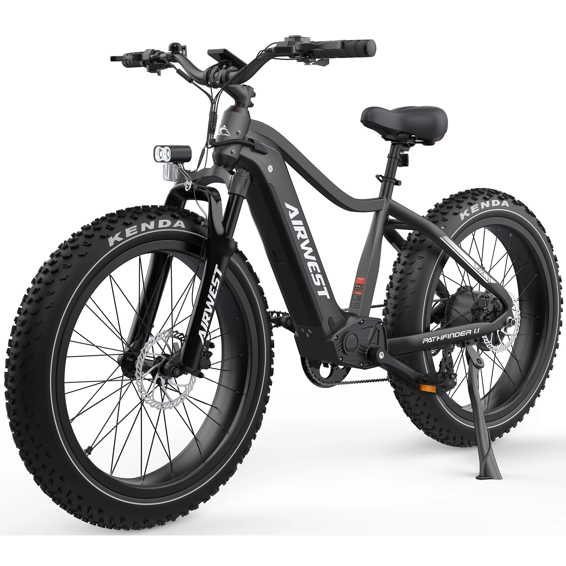 USA Stock 48V 15AH Fat Tire LCD Display Electric Mountain Bike 750W Long Range City Sport Ebike for Adults