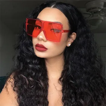 2021 newest designer brand fashionable fashion shades lentes de sol trending trendy sun glasses red charmer oversized sunglasses