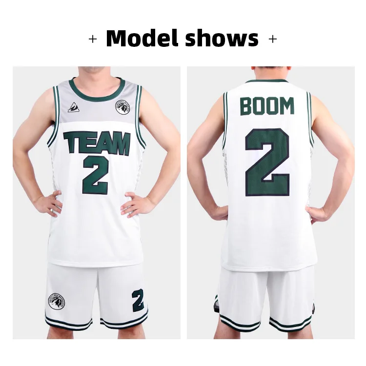 Men's Polyester Basketball Uniform Set Shorts Free Custom Design Reversible  Jersey New Style Plus Size Breathable-Wholesale