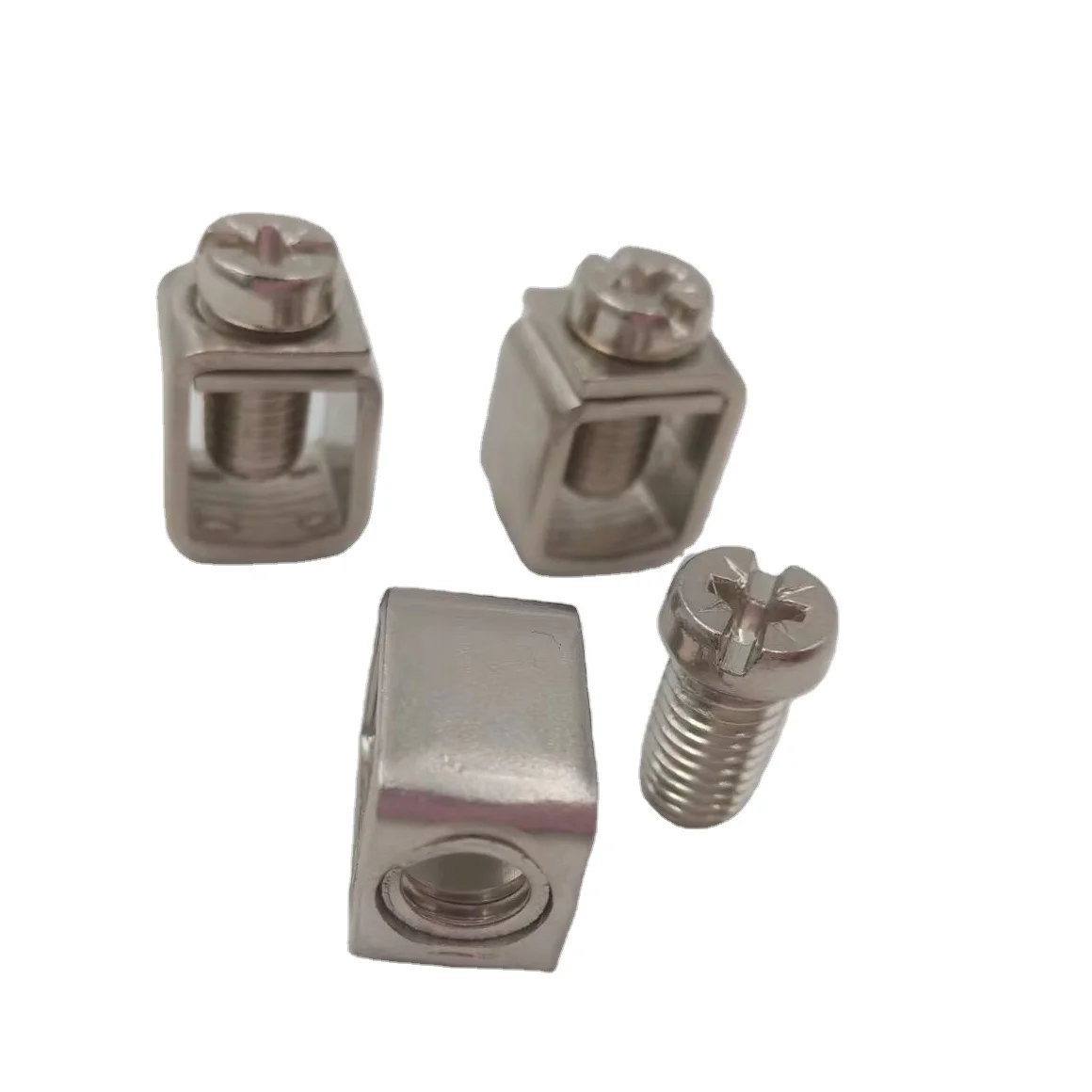 Terminal Block Connector Confirmat Screw Lathe Accessories Custom Size Stainless Steel Silver Copper Qd 2000 PCS BF T001 CN;SHG