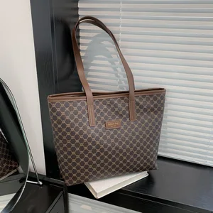 High Quality Retro Large Capacity Tote Bag Fashionable Single Shoulder Handbag Commuting Women's Bag Autumn Winter New Arrival