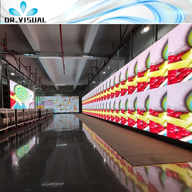 DR VISUAL LED P4 Rgb Led Modulo 64x32 Pixels Tela Smd Led Painel Led P4 in Led Display Panel Outdoor