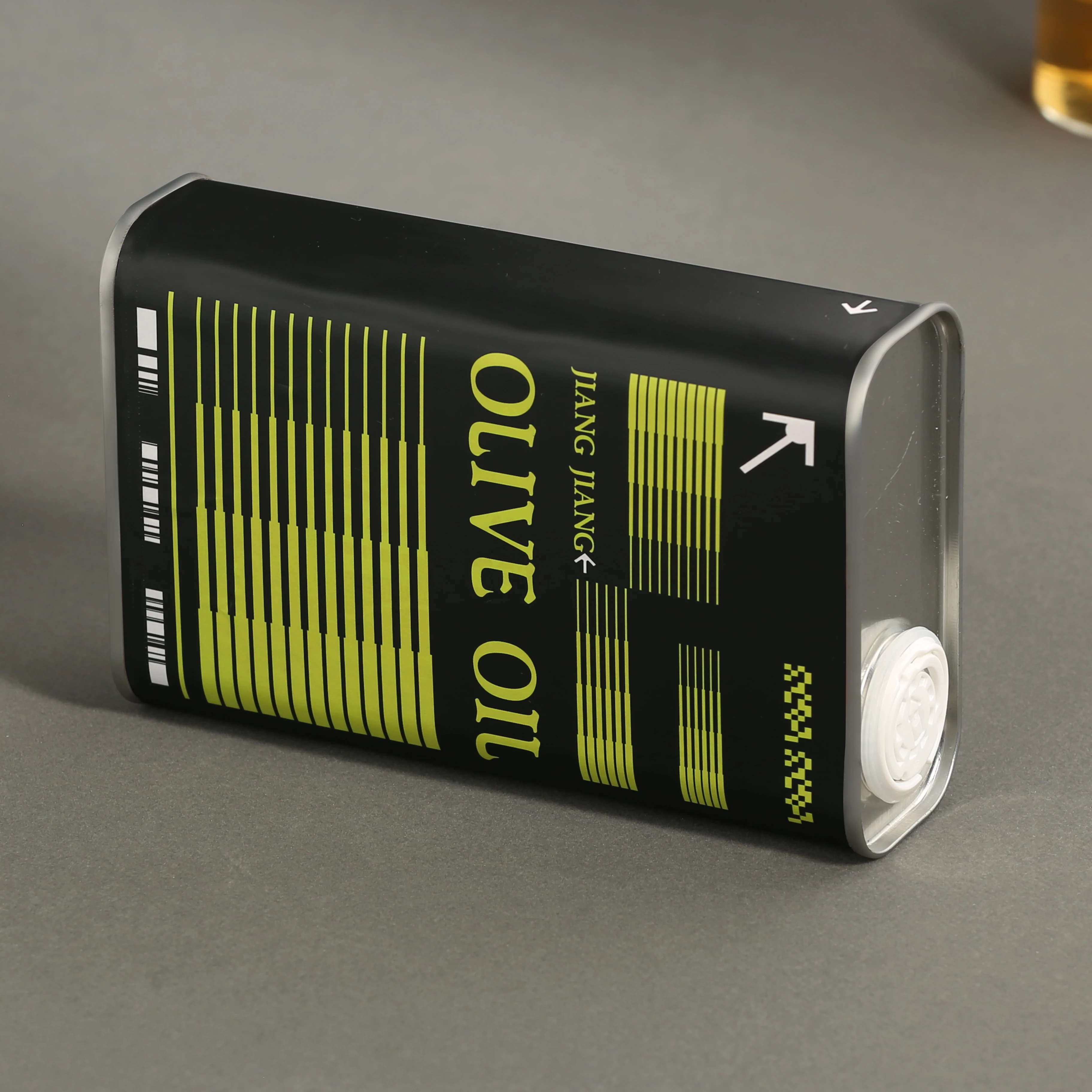 Empty 500ml 750ml 1L Edible Olive Oil Packaging Tin Cans Metal 100ml 500ml Coconut Life Vegetable Cooking Oil Tin for Olive Oil
