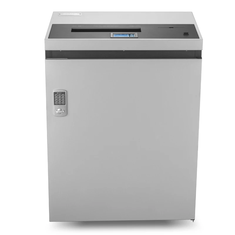 Cross Cut P-4 Document Shredder 24 Hours Non Stop Working 45 Sheets A3 Size Heavy Duty Paper Shredder Industrial