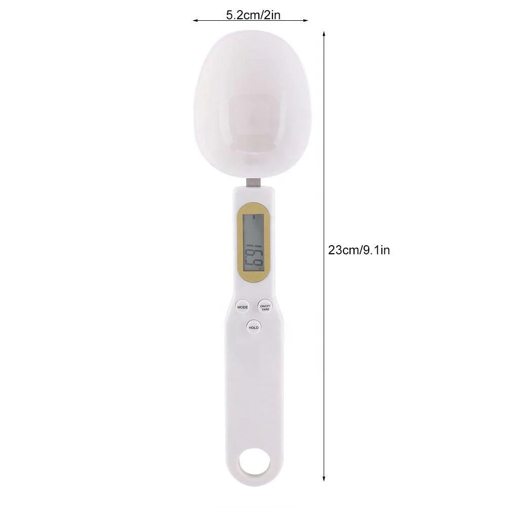 500g/0.1g Digital Spoon Scale Electronic Measuring Spoon Milk Powder ...