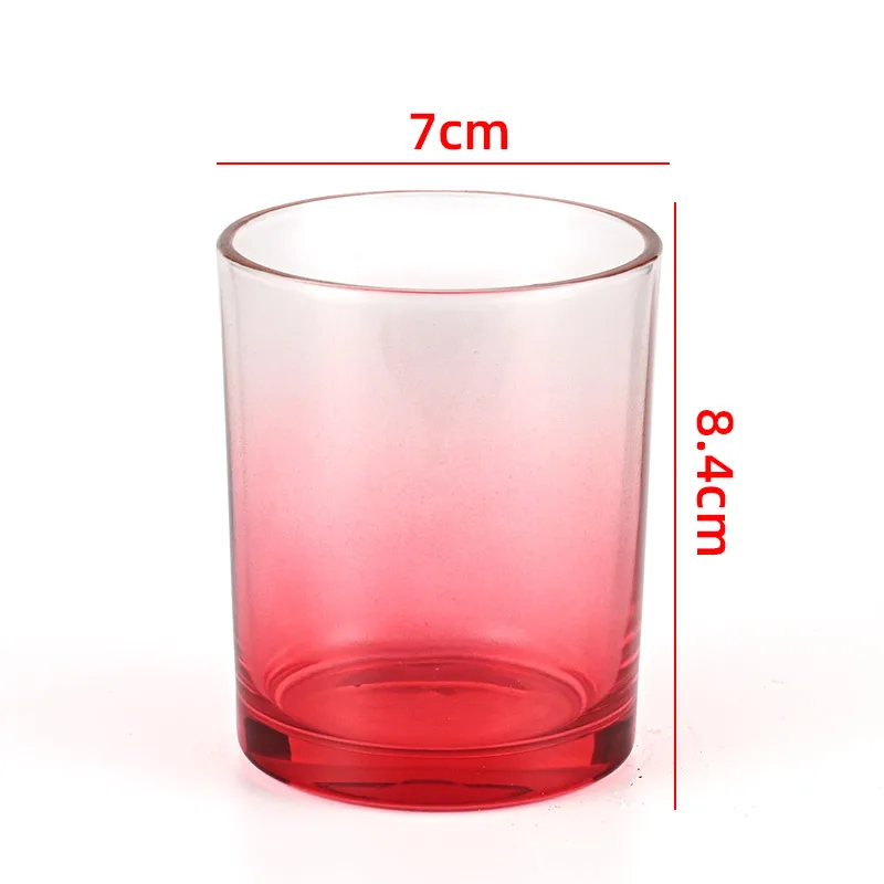 2023 Wholesale Matte Black Empty Glass Candle Holders Jar With Lid For